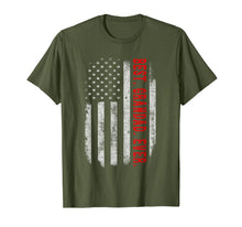 Load image into Gallery viewer, Mens Best Grandad Ever Vintage American Flag Gift Grandad T-Shirt-653628
