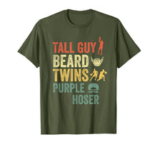 Load image into Gallery viewer, Perfect gift for kids dude-TALL GUY BEARD TWINS PURPLE HOSER T-Shirt-446879
