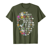 Load image into Gallery viewer, They Whispered To Her Flower Skull Tshirt
