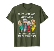Load image into Gallery viewer, Womens Don't Mess with Old People Funny Gift T-Shirt-1348847
