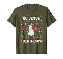 Load image into Gallery viewer, Go Jesus Its Your Birthday Ugly Christmas Xmas Gift Idea T-Shirt

