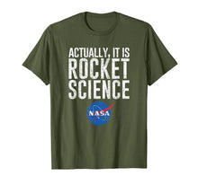Load image into Gallery viewer, Actually, It Is Rocket Science (distressed) - NASA Space T-Shirt-1882190
