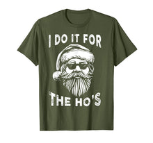 Load image into Gallery viewer, I Do It For The Hos Funny Christmas Santa Cool Sun Glasses T-Shirt
