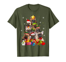 Load image into Gallery viewer, Funny French Bulldog Christmas Tree Gifts Xmas T-Shirt
