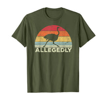 Load image into Gallery viewer, Funny Allegedly Ostrich Shirt Flightless Bird Lovers Gift T-Shirt-207545
