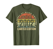 Load image into Gallery viewer, 18 Year Old Gifts Vintage 2002 Limited Edition 18th Birthday T-Shirt-65842
