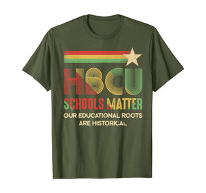 HBCU Schools Matter HBCU Educated Grad HBCUish Vintage Retro T-Shirt-728822
