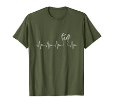 Load image into Gallery viewer, Deer hunting heartbeat T-shirt
