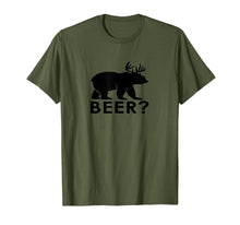 Load image into Gallery viewer, Funny Drinking Shirt - Bear + Deer = BEER? - Funny Gift
