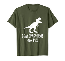 Load image into Gallery viewer, Grandpasaurus Funny T Shirt Dinosaur Grandpa Family Rex Gift
