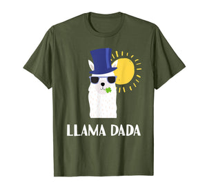 Mens Llama Dad And Son Matching Shirts Fathers Day Gift