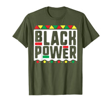 Load image into Gallery viewer, Black Power T-Shirt for Men Women Kids History Month Africa
