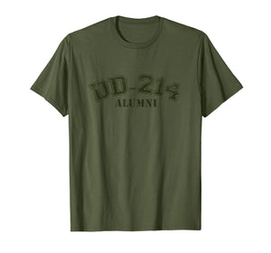 DD-214 Alumni T-Shirt Independence, Veterans & Memorial Day