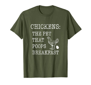 Farming Chicken Poop T-Shirt | Funny Saying Sarcastic Tee