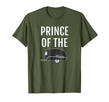 Load image into Gallery viewer, Camping T-Shirt - Prince of the Camp Funny Camper Shirt
