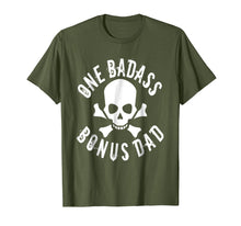 Load image into Gallery viewer, One Badass Bonus Step Dad Birthday Gift T-Shirt
