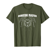 Load image into Gallery viewer, DnD GM Game Master T Shirt DM Dragons Dice Men Women
