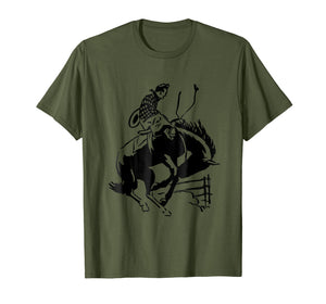 Cowboy Rodeo T-Shirt Western Wrangler Ranch Graphic Tee