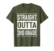 Load image into Gallery viewer, Straight Outta 3rd Grade Funny Graduation Gift T-Shirt
