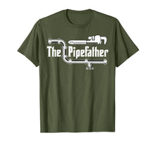 Load image into Gallery viewer, The Pipefather Plumber T-Shirt Plumbing Gift Plumbers TShirt
