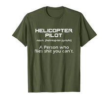 Load image into Gallery viewer, Helicopter Pilot Shirt - Helicopter Pilot Definition T shirt
