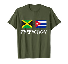 Load image into Gallery viewer, Jamaican Plus Cuban Perfection Heritage Flag Gift T-Shirt
