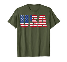 Load image into Gallery viewer, USA Flag T Shirt: American Patriotic Tshirt For Men &amp; Women
