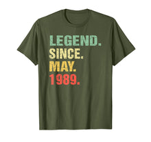Load image into Gallery viewer, Legend Since May 1989 30th Birthday Gift 30 Years Old Shirt
