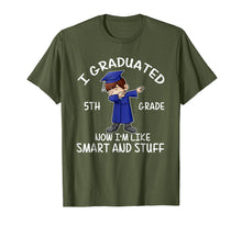 Load image into Gallery viewer, I Graduated 5th Grade Now I&#39;m Smart And Stuff T-shirt
