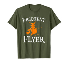 Load image into Gallery viewer, Frequent Flyer Witch T-Shirt Perfect Halloween Tee
