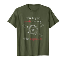 Load image into Gallery viewer, Push the Orc - DnD Dragons RPG Roleplay T Shirt Men Women
