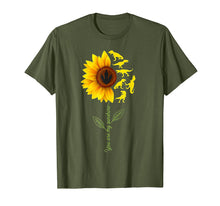 Load image into Gallery viewer, You're My Sunshine Sunflower Dinosaur T-rex Tshirt

