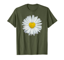Load image into Gallery viewer, White and Yellow Heart Daisy T-Shirt Flower Rave Tee
