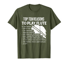 Load image into Gallery viewer, Flute Shirt - Top Ten Reasons To Play Flute Shirts
