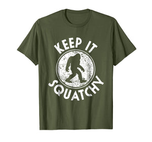 Keep it Squatchy Bigfoot T-Shirt Funny Sasquatch Gift