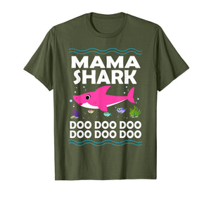 Mama Shark T-Shirt Doo Doo Funny Baby Mommy Kids Video Tee T-Shirt
