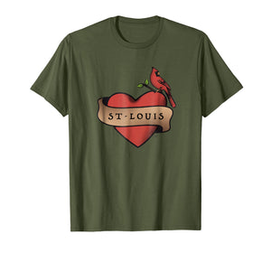 I love St-Louis t-shirt - Cardinal Gateway Arch