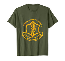 Load image into Gallery viewer, Israel Army  IDF T Shirt, Israel Defense Force T-Shirt Gift
