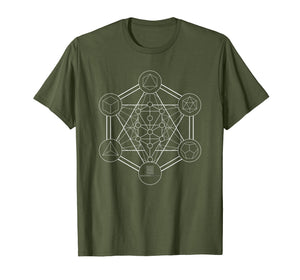 Metatrons Cube/ Tree of Life Sacred Geometry Shirt