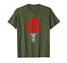 Load image into Gallery viewer, Table tennis word cloud t-shirt
