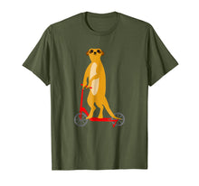 Load image into Gallery viewer, Meerkat Riding Scooter T Shirt For Men Women Boys Girls
