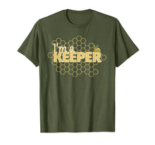 Load image into Gallery viewer, Bee t shirt I'm a Keeper funny beekeeper tee
