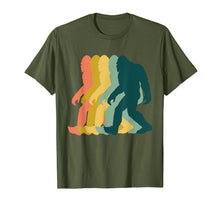 Load image into Gallery viewer, Vintage Retro 1970s Style Rainbow Bigfoot Silhouette T-Shirt
