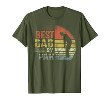 Load image into Gallery viewer, Mens Best Dad By Par Daddy Father&#39;s Day Gifts Golf Lover Golfer T-Shirt
