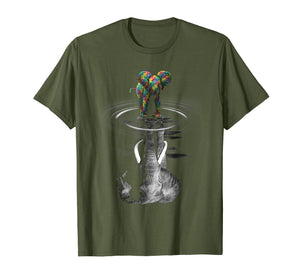 Elephant T-shirt, Autism Awareness Tee, Gift For Dad
