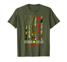 Load image into Gallery viewer, Murph Challenge Memorial Day Workout WOD Camo T-Shirt
