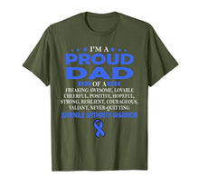 Load image into Gallery viewer, I&#39;m proud dad of Juvenile Arthritis warrior t shirt
