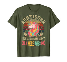 Load image into Gallery viewer, Aunticorn Like A Normal Aunt Only More Awesome Tshirt
