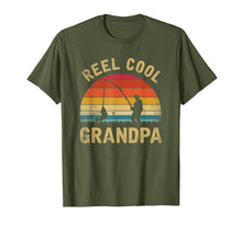 Load image into Gallery viewer, Mens Vintage Reel Cool GRANDPA Fish Fishing Shirt Father&#39;s Day Gi
