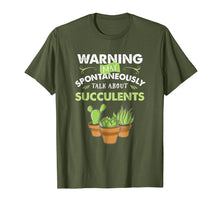 Load image into Gallery viewer, Succulent T Shirt Spontaneously Talk Succulents
